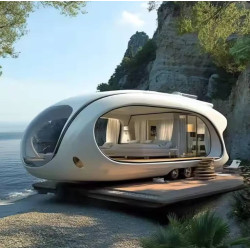 Dayanıklı, Verimli, Modüler Çelik Prefabrik Ev/Ofis/Daire/Atölye İçin