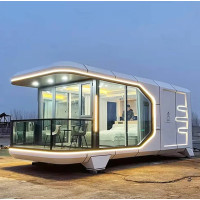 Özel tasarım prefabrik ev, Çoklu kullanım alanı, yalıtımlı ve ısı yalıtımlı kapsül ev Özel tasarım prefabrik ev, Çoklu kullanım alanı, yalıtımlı ve ısı yalıtımlı kapsül ev