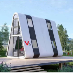 Taşınabilir Önceden Tasarlanmış Elma Kapsül Evi | Kolay Taşınabilir Tasarım Kabin